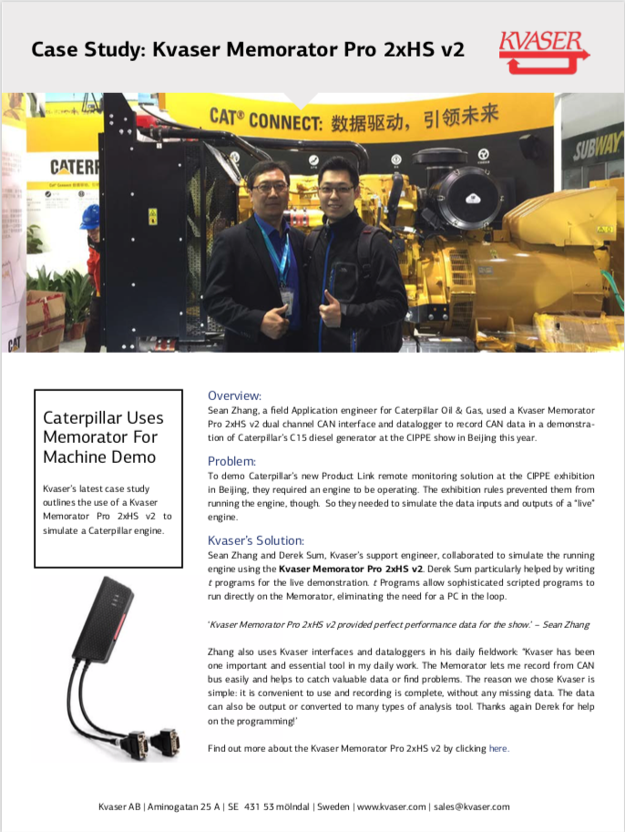 ƺϷ Case Study: Caterpillar and Memorator